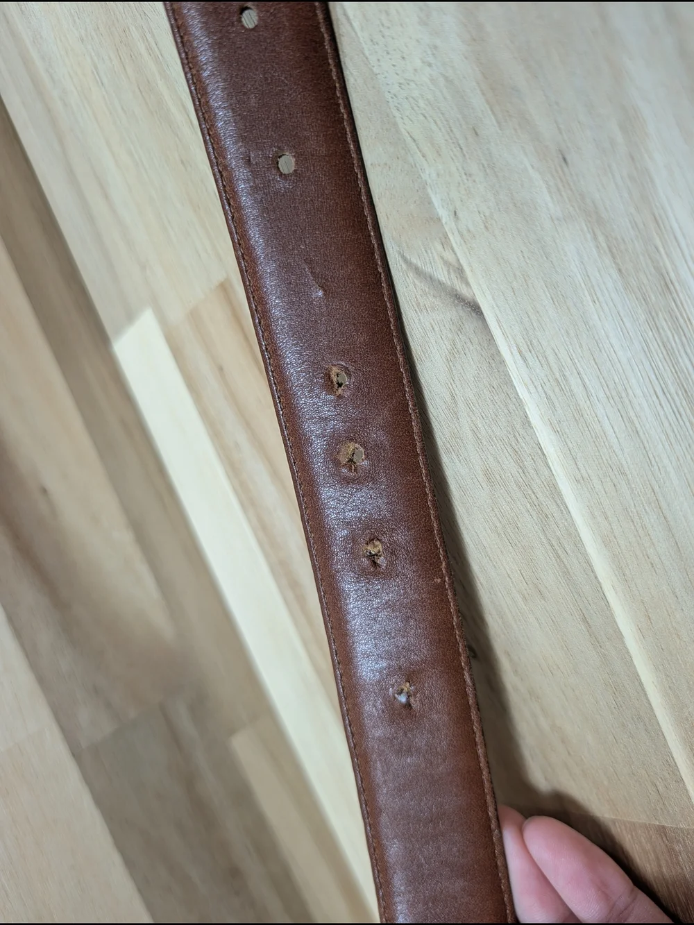 Vintage Coach 3058 Burgundy Leather Belt Solid Brass Buckle USA Size 38